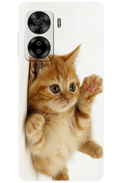 CASPER Via X40 / Via X45 Uyumlu Kılıf Desen Baskılı Silikon Sevimli Kedi STK:205 CP-THHriIa