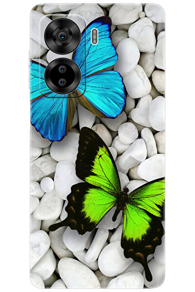 CASPER Via X40 / Via X45 Uyumlu Kılıf Desen Baskılı Silikon Kelebekler STK:148 CP-c2qUGHz