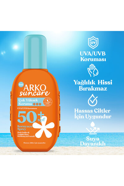 ARKO Suncare Çok Yüksek Koruma spf 50+ Koruyucu Sprey 200 ml