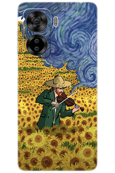 CASPER Via X40 / Via X45 Uyumlu Kılıf Desen Baskılı Silikon Sunflower Ayçiçeğ...