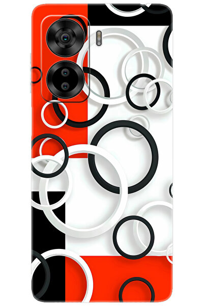 CASPER Via X40 / Via X45 Uyumlu Kılıf Desen Baskılı Silikon Daire Tasarım STK...