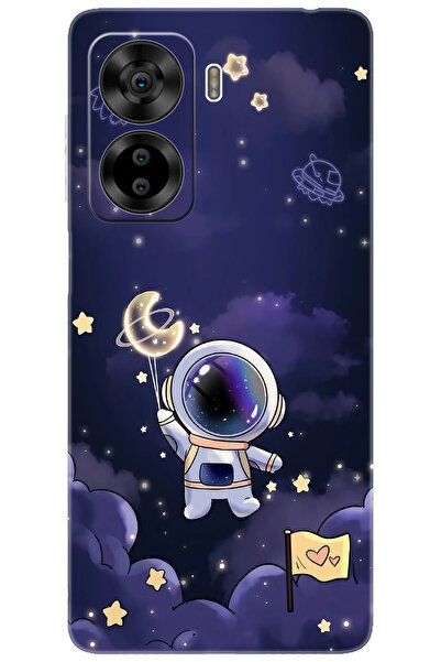 CASPER Via X40 / Via X45 Uyumlu Kılıf Desen Baskılı Silikon Astronot STK:738 ...