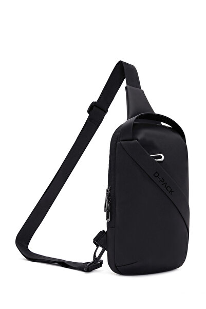 Derimod D-Pack Erkek Siyah Kumaş Çapraz Çanta 23WBD30076F