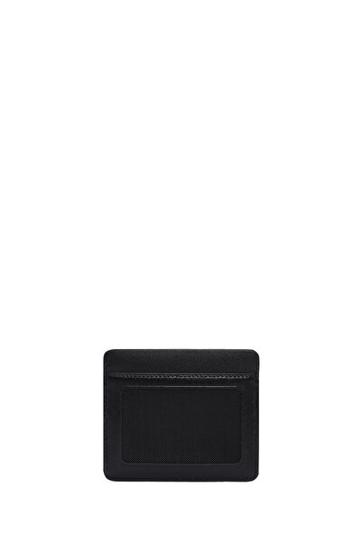 Derimod Men's Black Leather Card Holder 000A2D310326