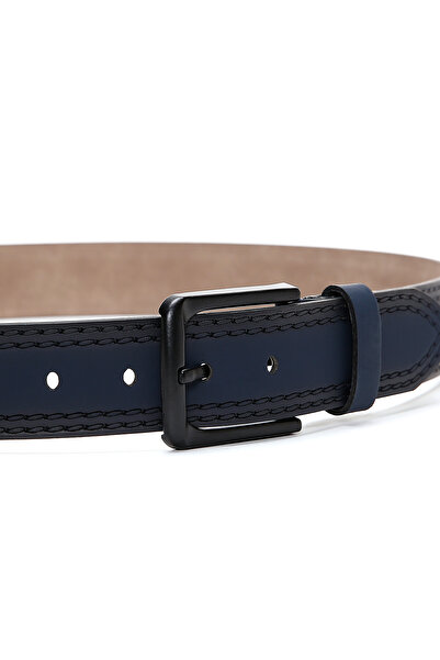 Derimod Erkek Lacivert Deri Kemer 000A2D1302818