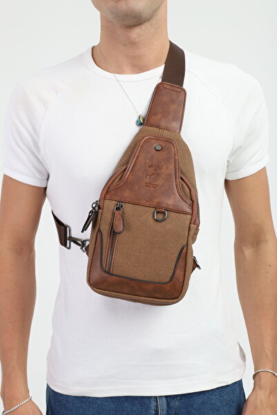 en deri Kanvas Taba Çok Bölmeli Çapraz Askılı Kanvas Omuz Çantası Kanvas Çanta