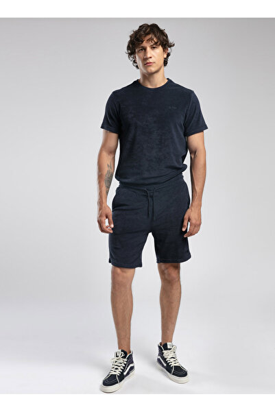 Lee Cooper Round Neck Navy Blue Men's T-Shirt 252 Lcm 242008 Naul Navy Blue