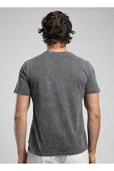 Lee Cooper Round Neck Anthracite Men's T-Shirt 252 Lcm 242019 New Anthracite
