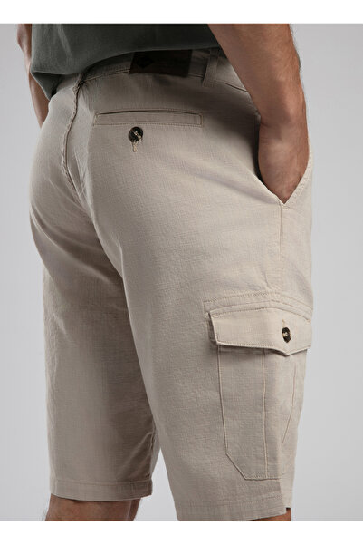 Lee Cooper Relaxed Bej Erkek Şort 252 LCM 221013 MAN 1 BEJ