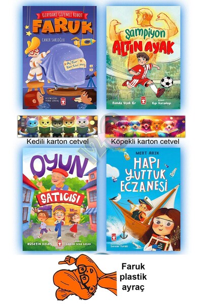 Timaş Çocuk Uzaydaki Gizemli Robot Faruk Şampiyon Altın Ayak Oyun Satıcısı Ha...