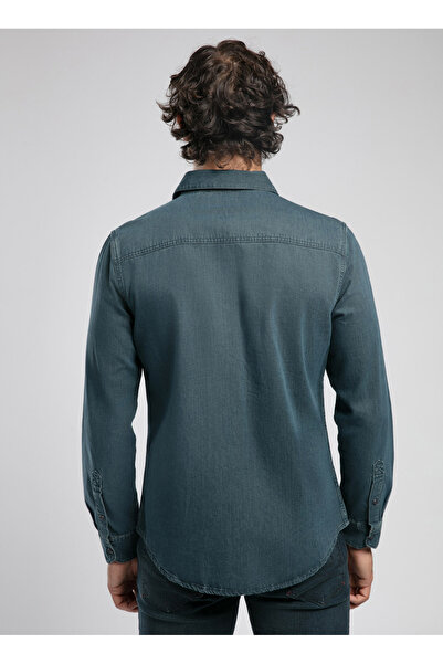 Lee Cooper Slim Fit Erkek Denim Gömlek 252 Lcm 141002 Worner 2 Denim