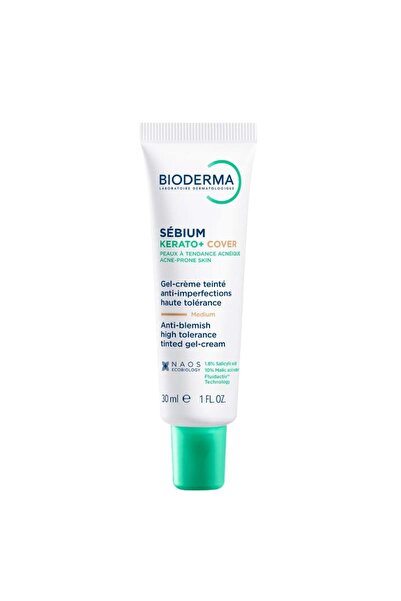 Bioderma Sebium Kerato+ Cover Anti-Imperfection Tinted Gel Cream, 30 ml