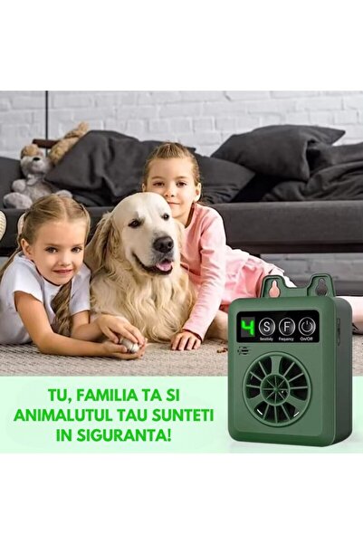 KALEPO Aparat Profesional Anti-lătrat ® Cu Ultrasunete, 4 Niveluri De Intensitate, Int/ext, Cablu Usb