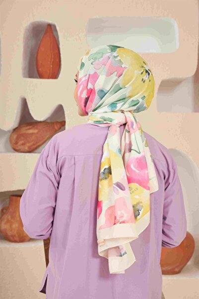 İpekhan Πούδρα Ροζ Comfort Flowers Σάλι - 3027-03