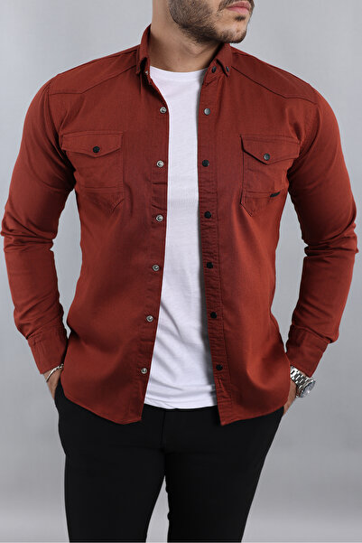 Mavi Sima Slim Fit férfi farmer ing csempe