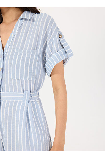 Koton Blue Women's Jumpsuit 5Sal40017Iw