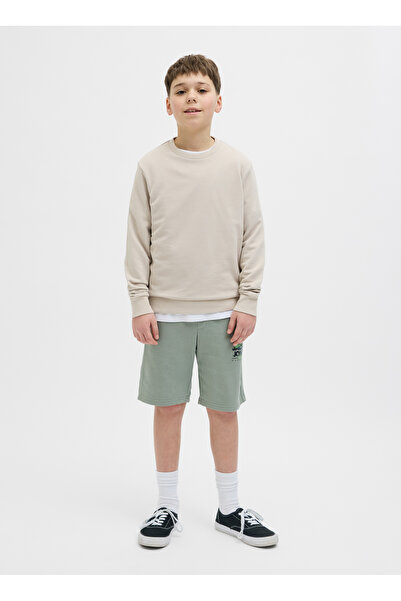 Jack & Jones Lastikli Bel Normal Yeşil Erkek Çocuk Şort 12269948