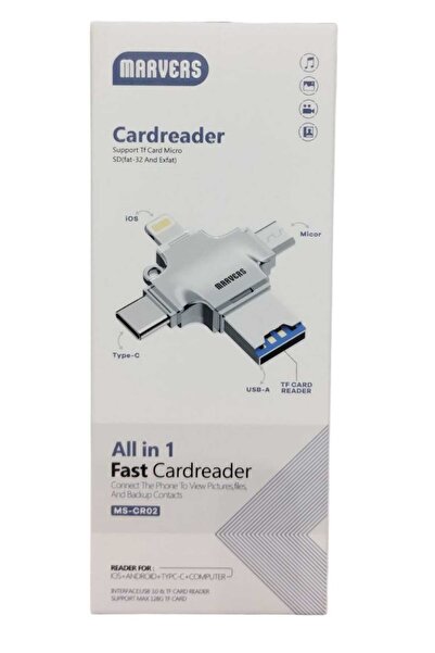 Marvers MS-CR02 Fast Versatile Card Reader for All Devices