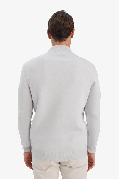 DeFacto Світло-сірий чоловічий светр A5184AX/GR184