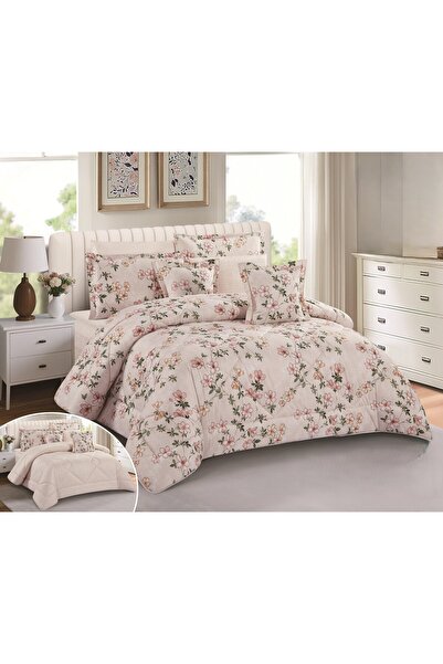 NAJMA مفرش سرير نفرين مشجر صيفي الحاف بحشوة المايكروفايبر لتمتع بنومة هادئة و...