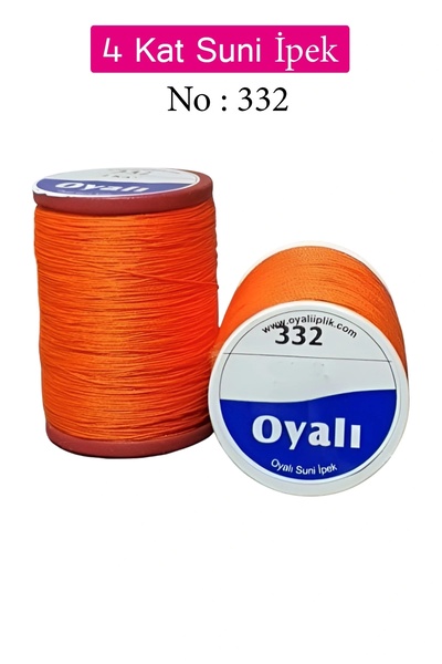 Royaleks Cordă de mătase artificială cu 4 straturi, broderie, mărgele, croșet...