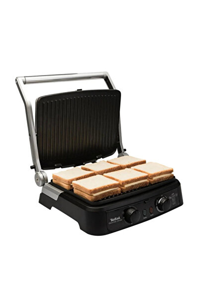 TEFAL Premium Xl Döküm Izgara Ve Tost Makinesi - Paslanmaz Çelik Gövde 2000w