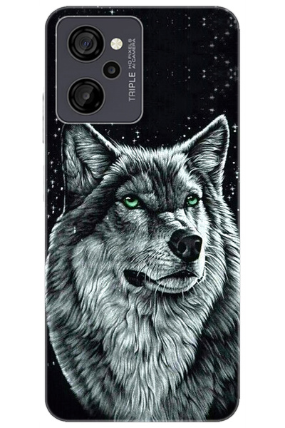 CASPER Via M40 / Via M45 Uyumlu Kılıf Desen Baskılı Silikon Kurt Baskılı STK:...