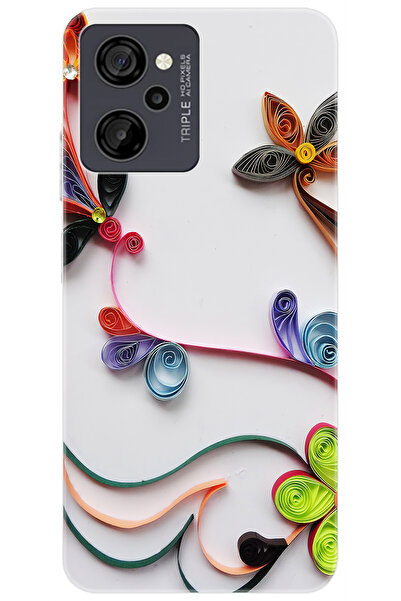 CASPER Via M40 / Via M45 Uyumlu Kılıf Desen Baskılı Silikon Çiçek Desen STK:2...