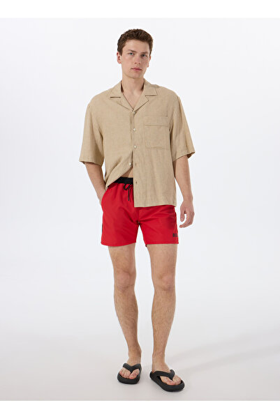 BOSS Kırmızı Erkek Şort Mayo Starfish