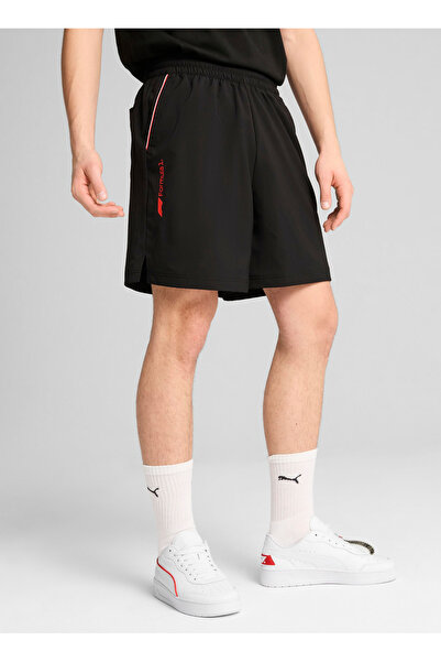 Puma 63096101 F1 ESS+ Woven Shorts 7 Siyah Lastikli Bel Regular Fit Düz Erkek...