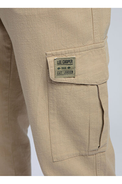 Lee Cooper Normal Paça Bej Erkek Kargo Pantolon 252 LCM 221004 KETGO BEJ