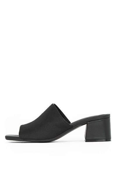 Calvin Klein Women Black 50 Jacq Heel Slide