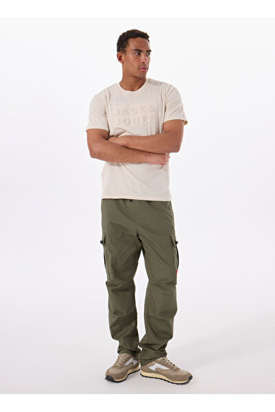 Jack & Jones Bisiklet Yaka Taş Erkek T-Shirt 12288523_JPRBLUPACER TEE SS CREW NE