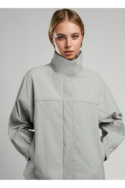 Lee Cooper Light Gray Women's Coat 252 Lcf 232001 Linette A. Gray