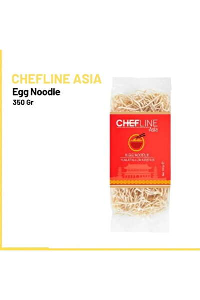 Chefline Asia Yumurtalı Çin Eriştesi 350 gr (Egg Noodle)