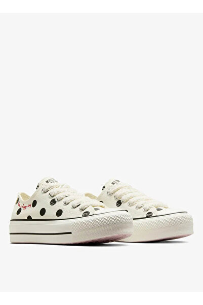 Converse Chuck Taylor All Star Lift Polka Dots Women's Cream Platform Sneaker