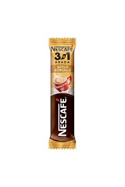 Nescafe 3'ü 1 Arada (üçü Bir Arada ) Sütlü Köpüklü 17,4 gr X 72 Adet -