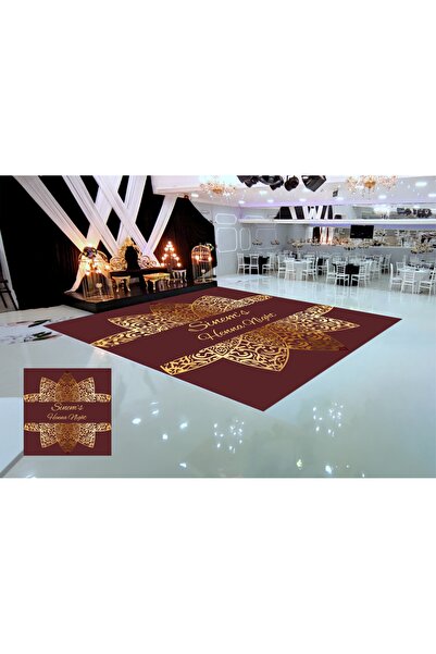 Baskı Madeni 300x300 CM TEK PARÇA & KINA & NİŞAN & SÜNNET DANS PİSTİ