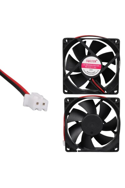 Powermaster مروحة كمبيوتر 8X8 24 فولت (80X80x25 ملم)