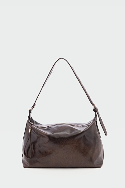 Shule Bags Geantă de umăr Gabrielle Salaş maro