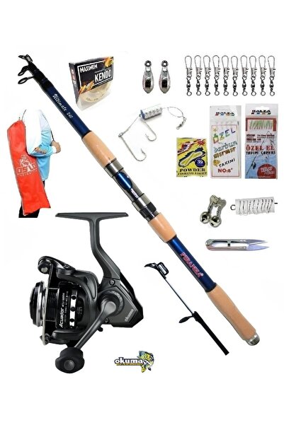 Okuma Acuador ACU-3000A Piranha Ultimate 210cm 50-100gr Kıyı Spin Olta Takımı Seti