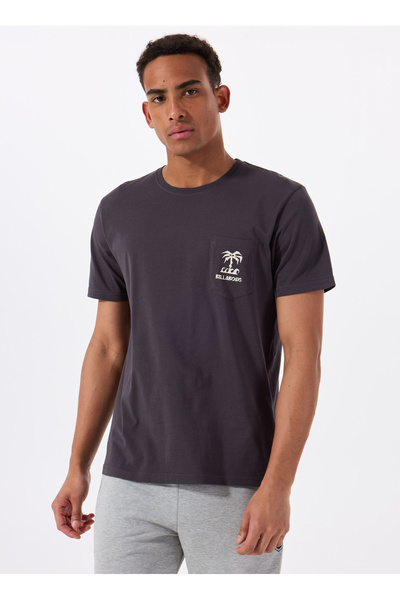 BİLLABONG Billabong TROPPO PREMIUM SS 24A351512 Μαύρο Ανδρικό T-Shirt με λαιμ...