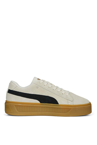 Puma 39194201 Smash Platform v3 SD Krem Kadın Lifestyle Ayakkabı