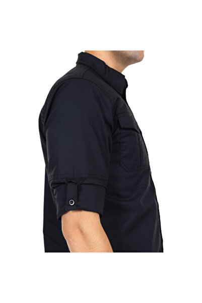 AKN 311 Ανθεκτικό Ripstop Tactical Outdoor Μαύρο πουκάμισο