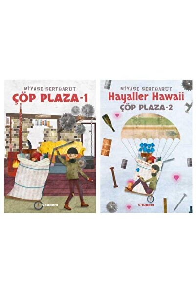 Tudem Yayınları Çöp Plaza 2 kitap Set / TELEFON TUTUCU HEDİYEMİZ