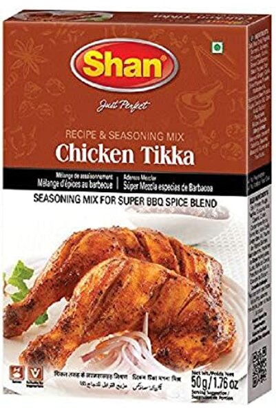 Shan وصفة دجاج تيكا ومزيج ماسالا 50 جرام