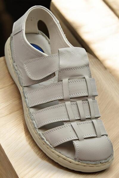 ISPARTALILAR Ayakkabiburada 033 Daily Genuine Leather Men's Sandals Shoes