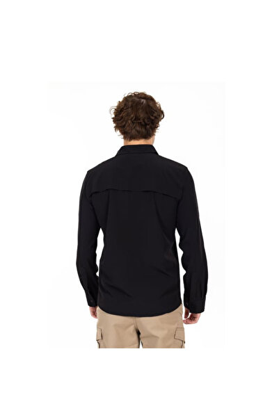 Akıncılar Outdoor 312 Lycra Гъвкава Тактическа Черна Риза за Навън