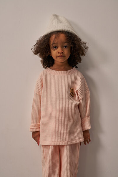 Oh La La Koala For Little Ones Pudra Cookie Nakışlı Dökümlü Alt Üst Takım