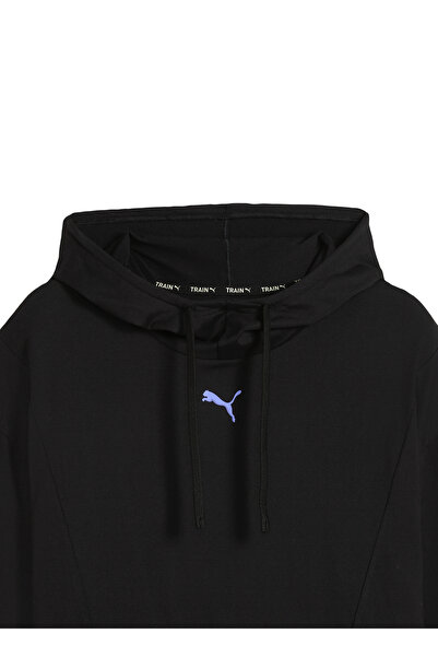 Puma 52573851 M MOVE CLOUDSPUN HOODIE Siyah Kapüşon Yaka Regular Fit Düz Erke...